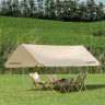 Тент NATUREHIKE GIRDER NH20TM006150D 500*292 см для кемпинга песочный с двумя стойками 6927595749654